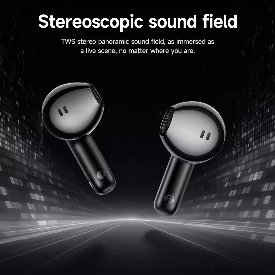 Hoco EQ33 Gem Wireless Earbuds with App Control – Black — ছবি ৪