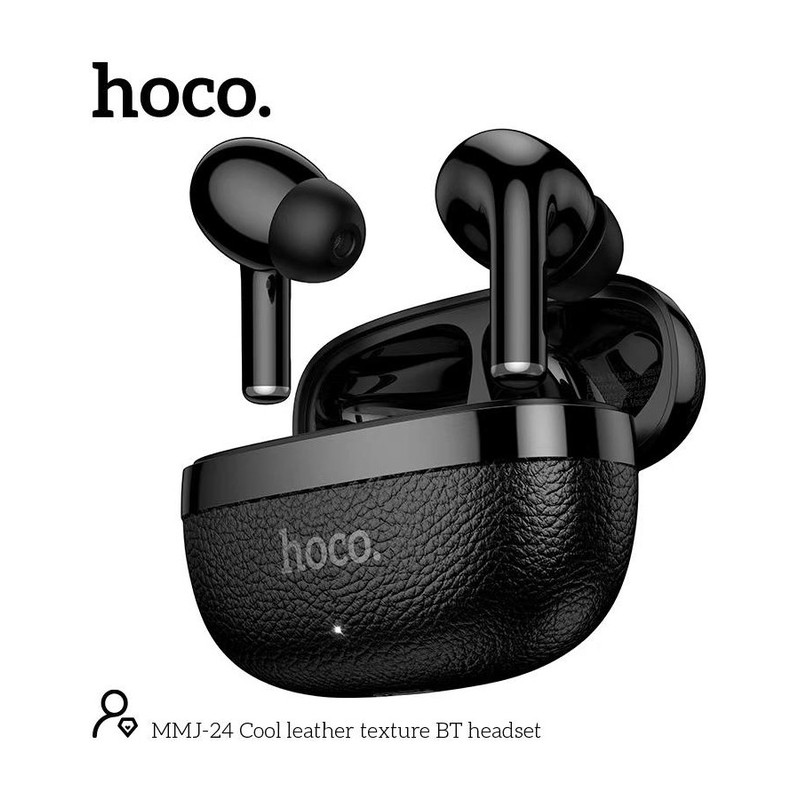 MMJ24 Cool Leather Texture True Wireless Earbuds — ছবি ২
