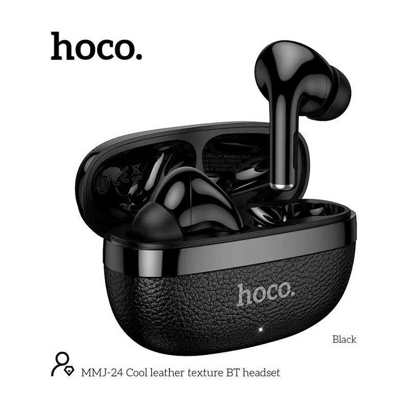 MMJ24 Cool Leather Texture True Wireless Earbuds — ছবি ৩