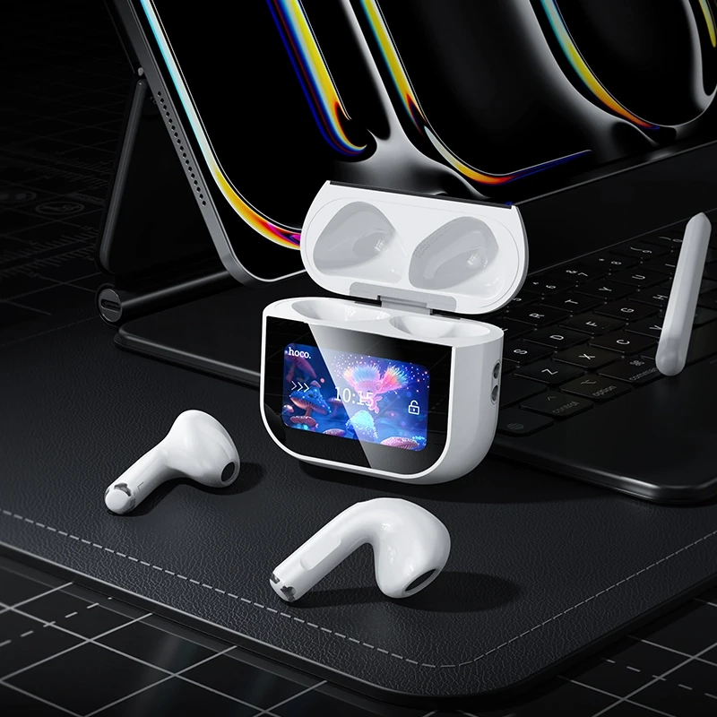 Hoco EW82 Sparkle Touch Screen True Wireless Earbuds — ছবি ৭