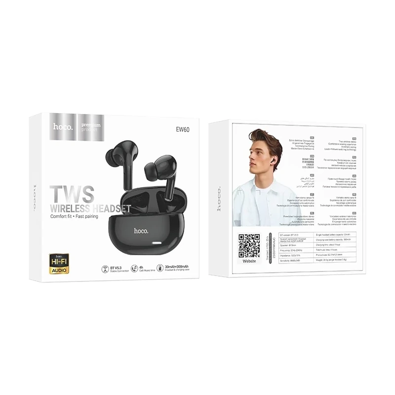Hoco EW60 Norman True Wireless Earbuds — ছবি ৯