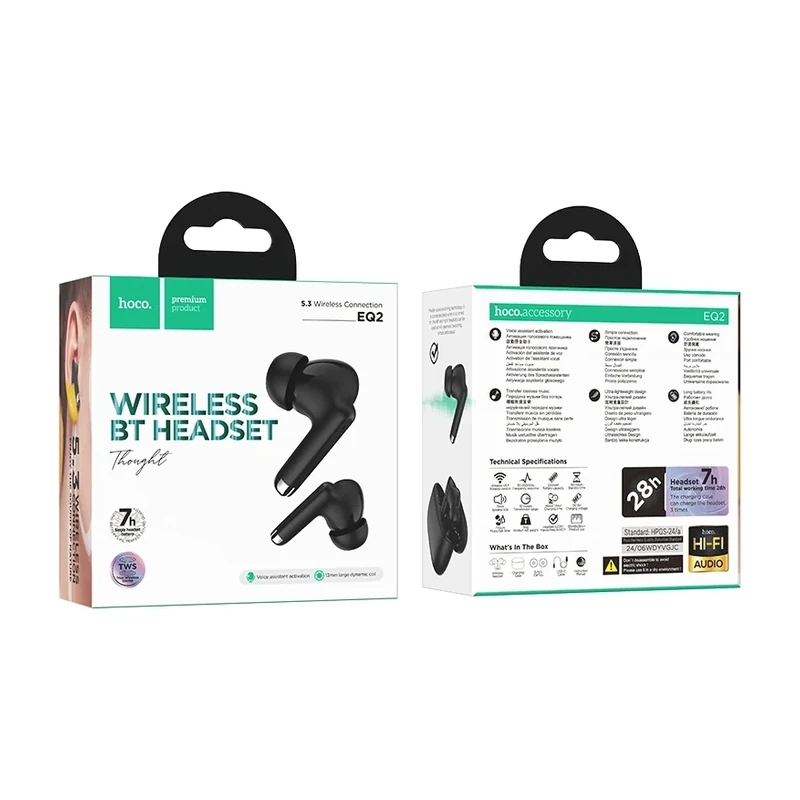 Hoco EQ2 True Wireless Bluetooth Earbuds — ছবি ৯