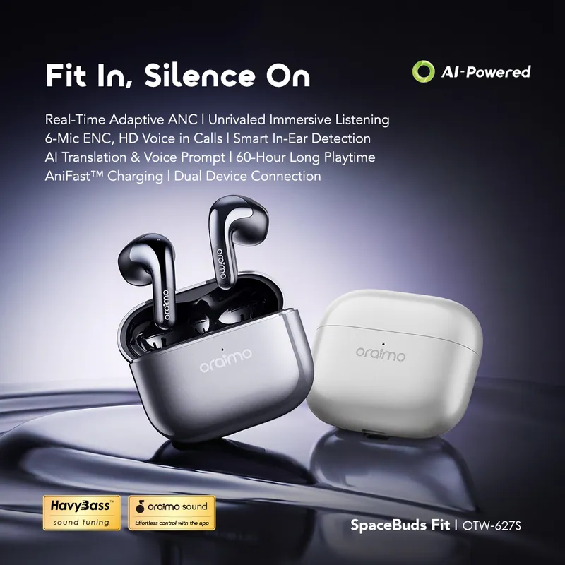 SpaceBuds Fit ANC Immersive 6 Mic Wireless Earbuds — ছবি ২