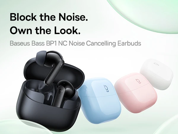 Baseus Bass Bp1 Noise Cancellation SuperBass TWS 41hrs Long Battery Life A0010704