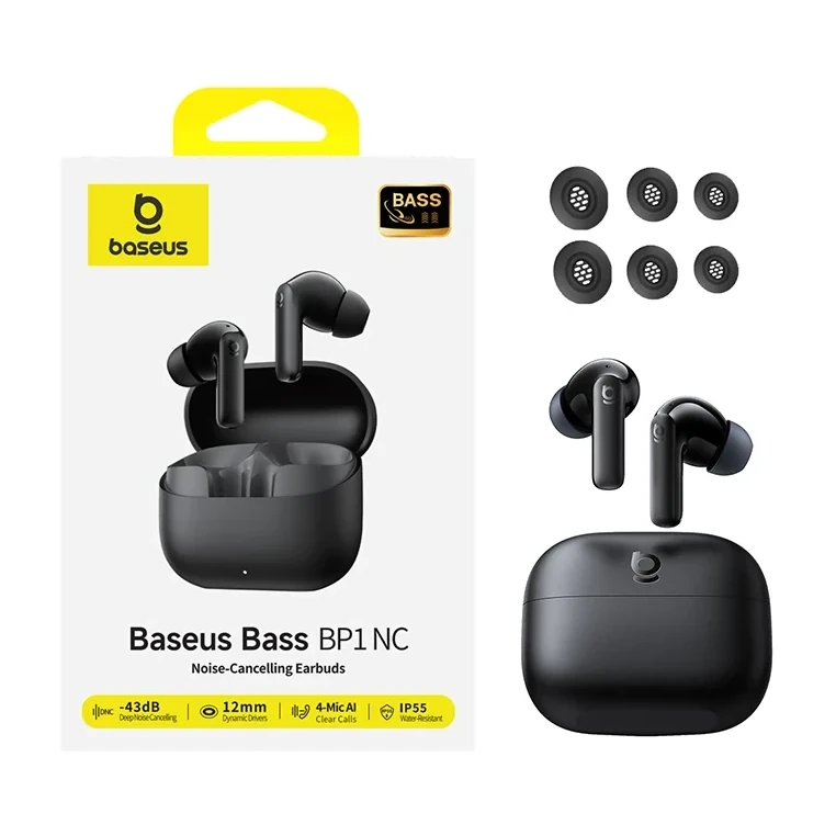 Baseus Bass Bp1 Noise Cancellation SuperBass TWS 41hrs Long Battery Life A0010704 — ছবি ৩