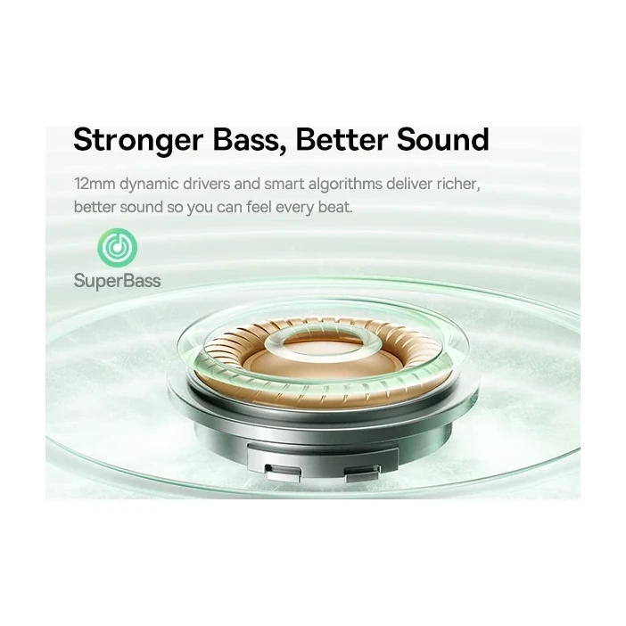 Baseus TWS Bass EP 10 Noise Cancellation 41hrs Long battery Life Super Bass Earbuds A0010708 — ছবি ৫