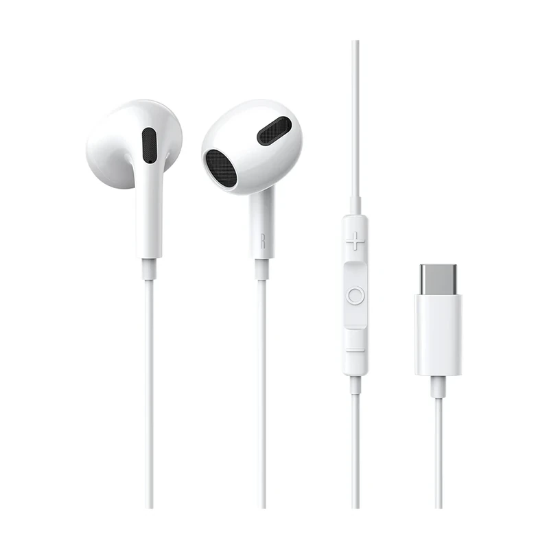 Baseus Earphone Encok lateral in-ear Wired Earphone H17 White NGCR020002 — ছবি ৪