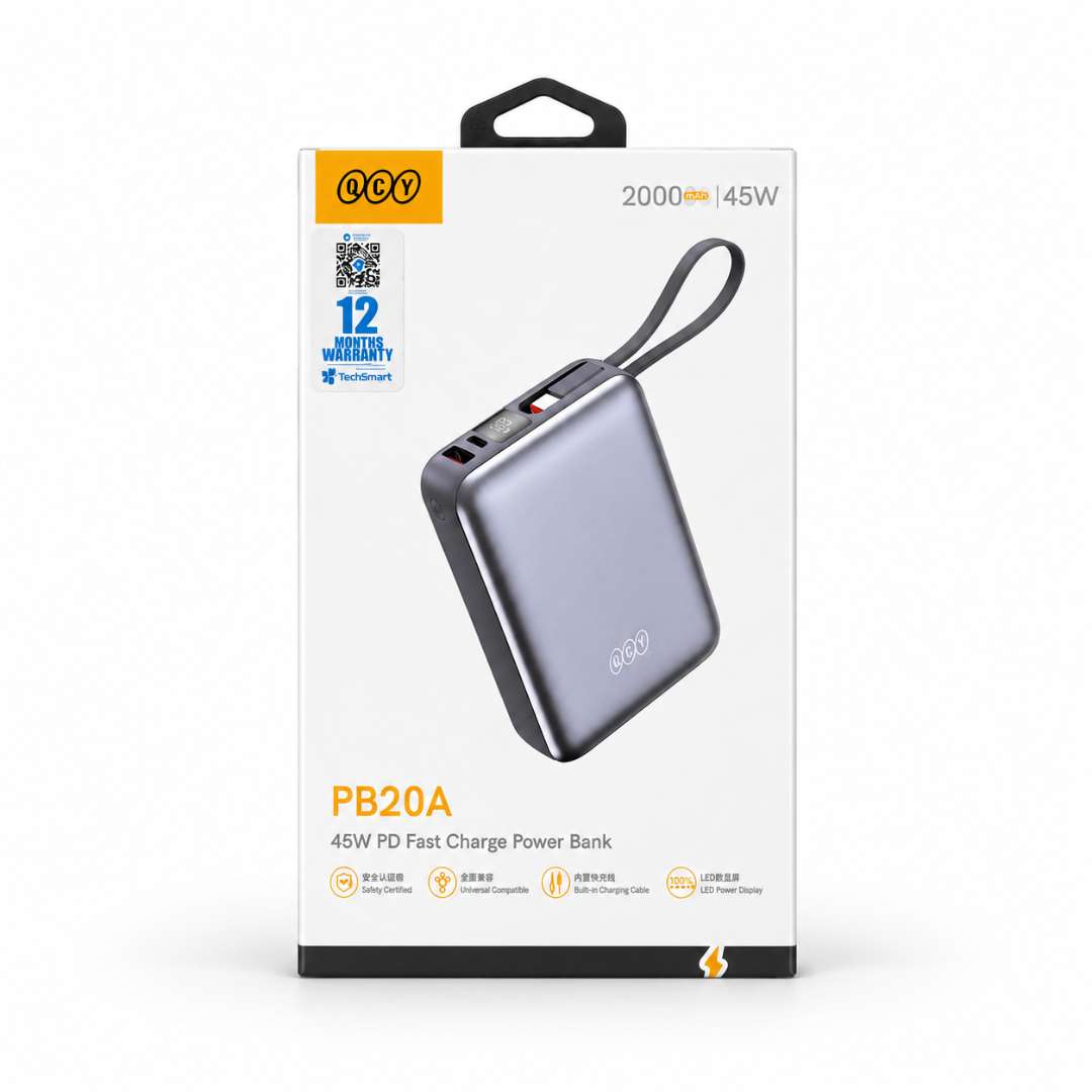 QCY PB20A 45W PD QC 20000mAh Fast Charge Power Bank — photo 2