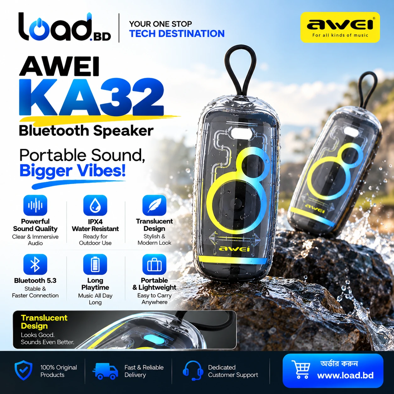 Awei KA32 Bluetooth Speaker — photo 3
